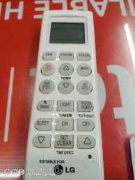 lg air conditioner remote control
