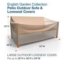 Large Patio Loveseat Covers