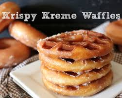 The company competes mainly with dunkin donuts, culver's, baskin robbins and dairy queen in the sweet/savory fast food market, and with. A Simple Way To Make Doughnut Waffle Hybrid Krispy Kreme Waffles
