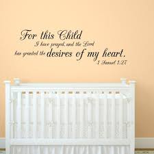 1 Samuel 1 27 Child Quote Wall Decal