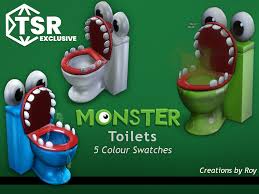 the sims resource monster toilets