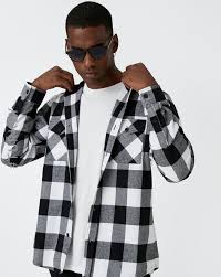 black white shirts for men by