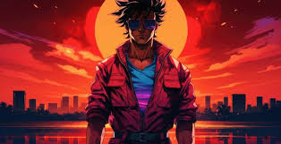 wallpaper goku hotline miami game