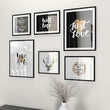 Love Wall Frame Photo Collage Set Of 6