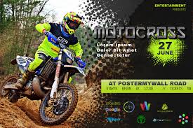 Source sponsorship letter template free examples. Motocross Event Race Flyer Poster Template Landscape Postermywall
