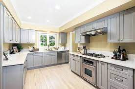 kitchen colors with gray cabinets