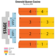 Emerald Queen Casino Event Seating Chart Best Picture Of