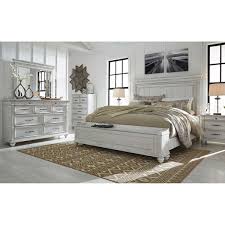 Signature design by ashley harlinton 4 piece queen bedroom set in warm gray and charcoal. Kanwyn 5 Piece Bedroom Set B777 Qsbed 31 36 46 93 Ashley Furniture Afw Com