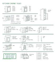 Kitchen Cabinet Sizes Chart Standard Unique Good Looking Of