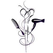 hair stylist scissors clipart vector