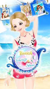 beach makeup show fun makeover games