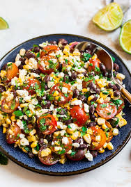 black bean corn salad wellplated com