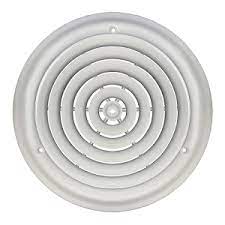 white round ceiling grilles 10 inch