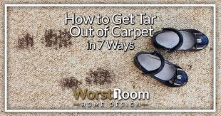 how to get tar out of carpet in 7 ways