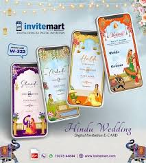 digital hindu wedding invitation pdf