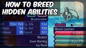 Pokemon Sun and Moon Breeding Guide - PART 4 - Breeding Hidden Abilities -  YouTube