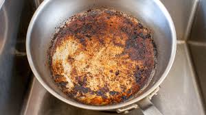 how to clean a burnt pot to make it