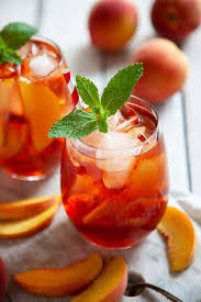 easy homemade peach iced tea foodtasia