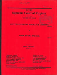 Check spelling or type a new query. United States Fire Insurance Company V Nora Rivera Parker