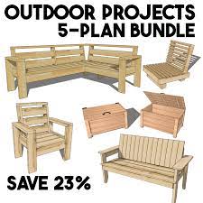 outdoor furniture projects bundle 5