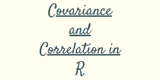 correlation in r programming