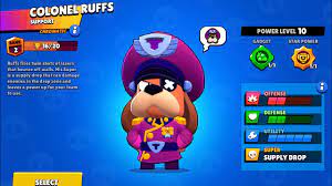 Why does seeing colonel ruffs make me aww hard seriously its such a cute brawler lol btw nice art! Colonel Ruffs Unlocked And Power 10 Tier 30 Youtube