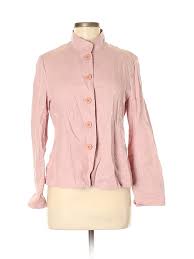 Details About Harve Benard By Benard Holtzman Women Pink Jacket 8 Petite