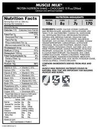 30 Muscle Milk Light Nutrition Label Labels Database 2020