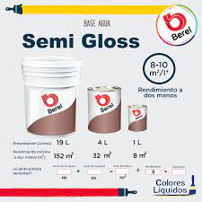 semi gloss colores liquidos