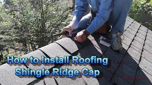 install roofing shingle ridge cap
