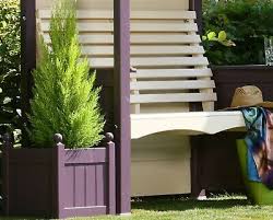 Wooden Arbour Garden Seat Lavender