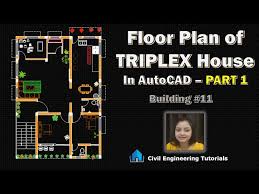 First Floor Plan Of Triplex House In