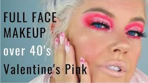 face makeup tutorial over 40s ft pink