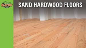 how to sand sn hardwood floors