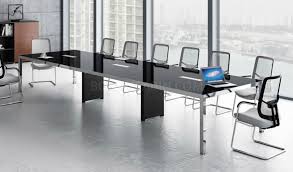 Conference Table In Glass Large