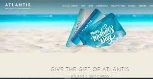 does atlantis bahamas accept gift cards