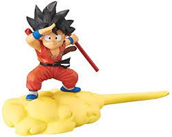 1 summary 2 powers and stats 3 others 4 discussions son goku is the main protagonist of the dragon ball metaseries. Amazon Com Banpresto Dragon Ball Goku Flying Nimbus Figure Ver A Multiple Colors Bp17244 Toys Games