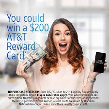 We did not find results for: At T Thanks On Twitter We Re Giving 5 Lucky Customers A 200 At T Reward Card That Can Be Used Towards A Device Accessory Or Your At T Bill Retweet And Follow For Your Chance