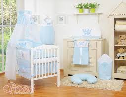 Blue Little Prince Bedding Set For Baby Cot