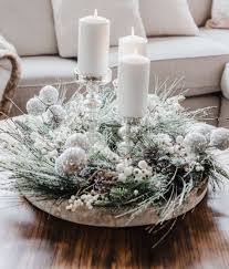decorate a coffee table for christmas