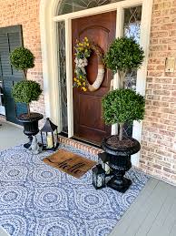 outdoor rug for the front porch our