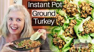 Here are five ground turkey recipes made in the instant pot. Instant Pot Ground Turkey Lettuce Wraps Easy Weeknight Meal Youtube
