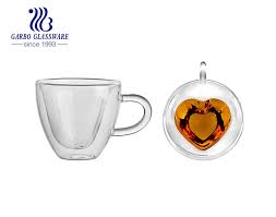 Tea Cups Double Wall Glass