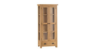 grange oak display cabinet portess
