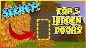 hidden doors in minecraft