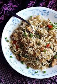 Drop a strand of onion into the hot oil. Easy Chicken Fried Rice Recipe Restaurant Style Step By Step Video Fas Kitchen