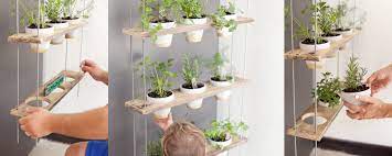 diy hanging herb garden tutorial