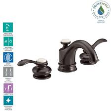 bathroom faucet in oil rubbed bronze
