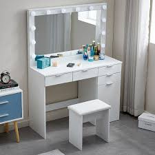 4 drawers mirror bedroom makeup desk uk