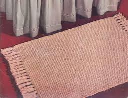 basket weave rug free crochet pattern